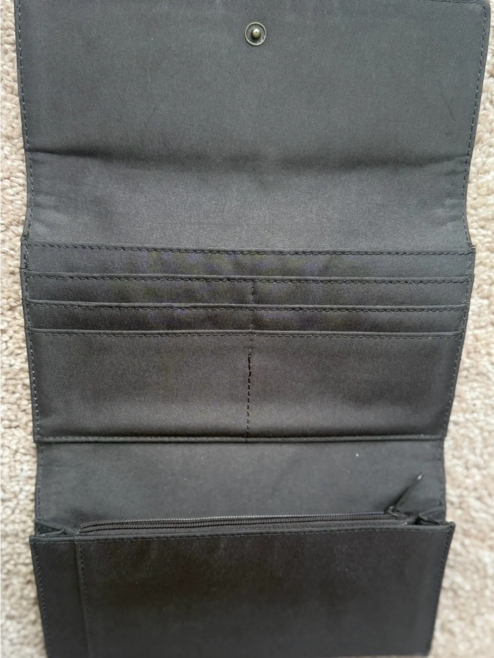 Relic Embossed Paisley Leather Wallet - Dark Brown
